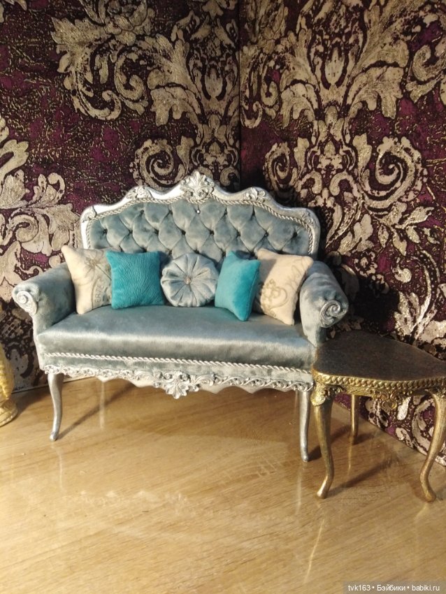 Не потерять бы в серебре — Мебель для кукол и домиков: фото (фото 6)