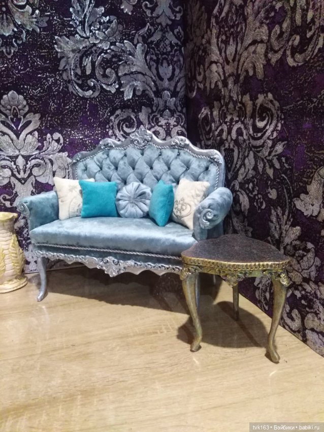 Не потерять бы в серебре — Мебель для кукол и домиков: фото (фото 5)