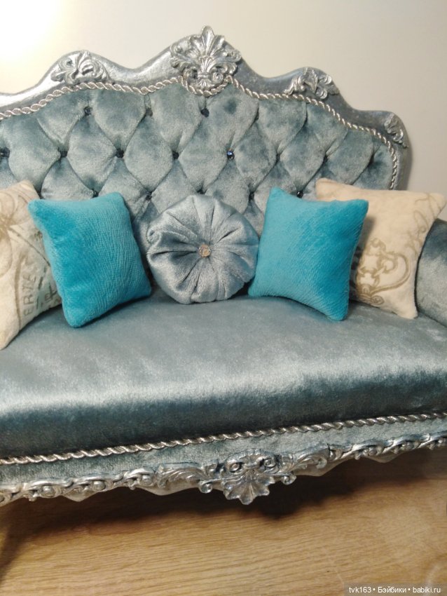 Не потерять бы в серебре — Мебель для кукол и домиков: фото (фото 3)