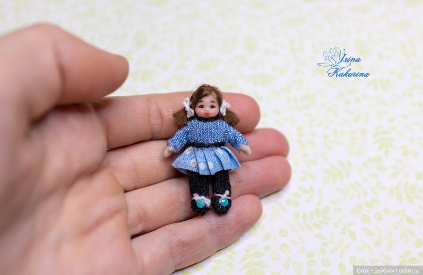 Микро малышка в коробочке-кроватке (фото 7)