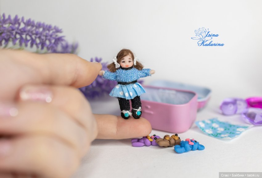 Микро малышка в коробочке-кроватке (фото 6)