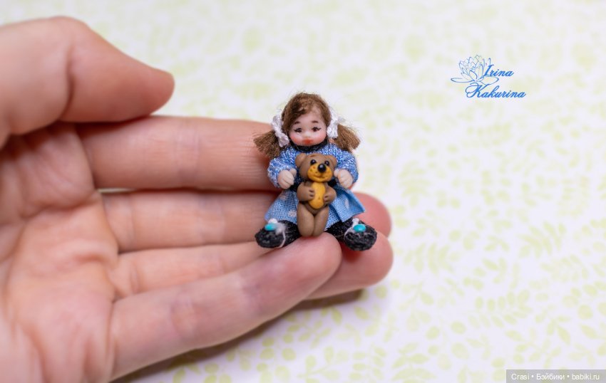 Микро малышка в коробочке-кроватке (фото 8)