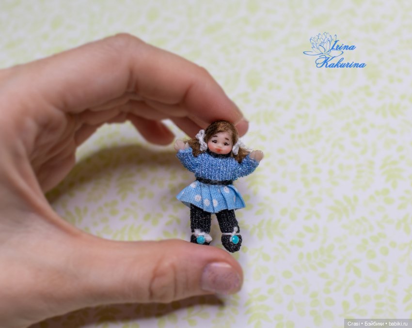 Микро малышка в коробочке-кроватке (фото 9)