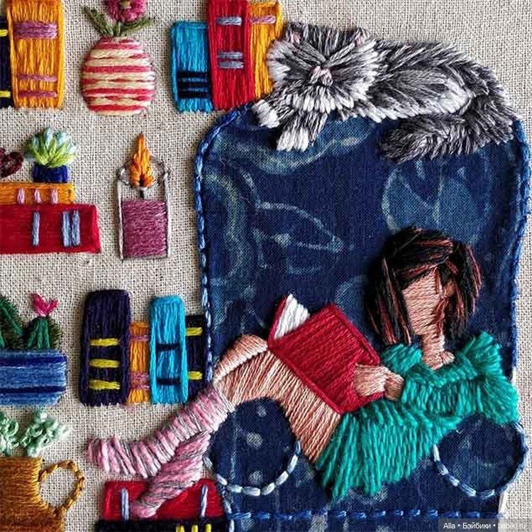 Вышивка от Anuradha Bhaumick (фото 3)