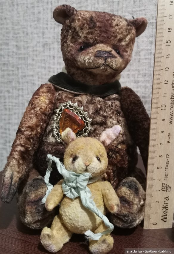 Зайчик в стиле тедди — Авторские мишки Тедди и друзья: фото (фото 4)