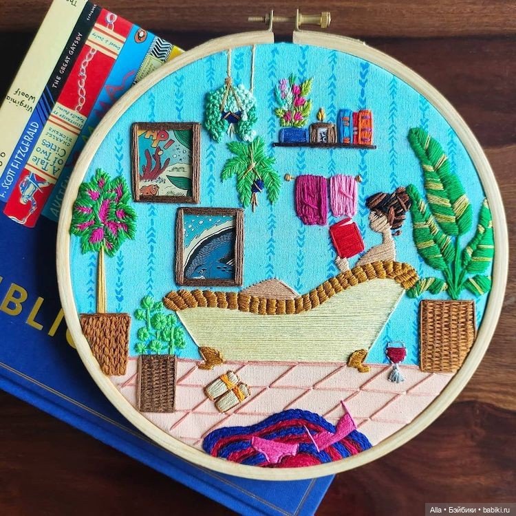 Вышивка от Anuradha Bhaumick (фото 5)