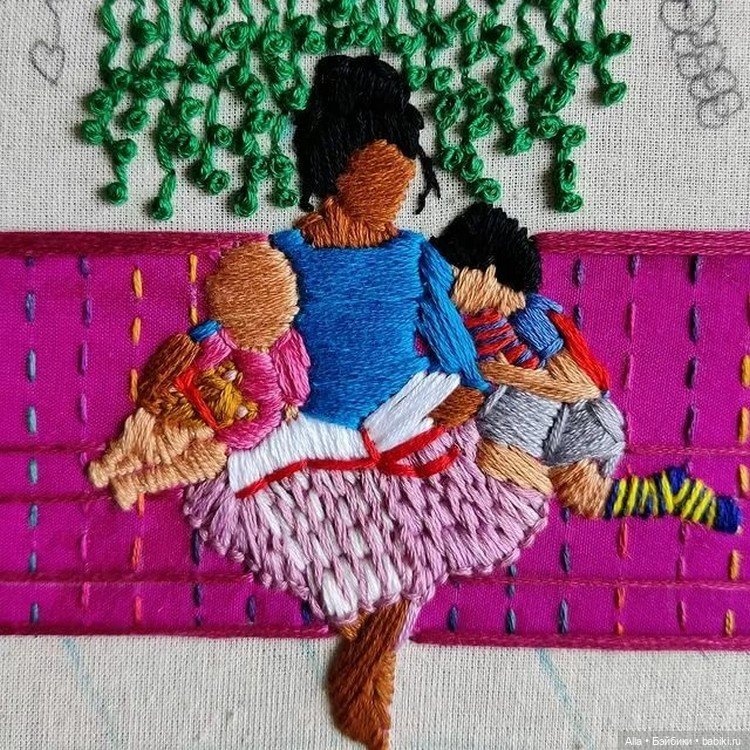 Вышивка от Anuradha Bhaumick