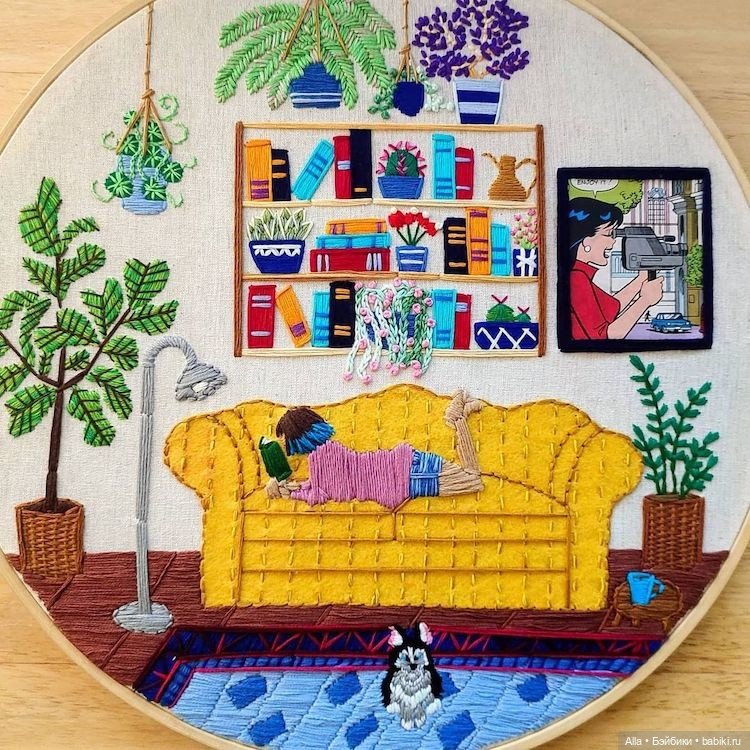 Вышивка от Anuradha Bhaumick (фото 9)