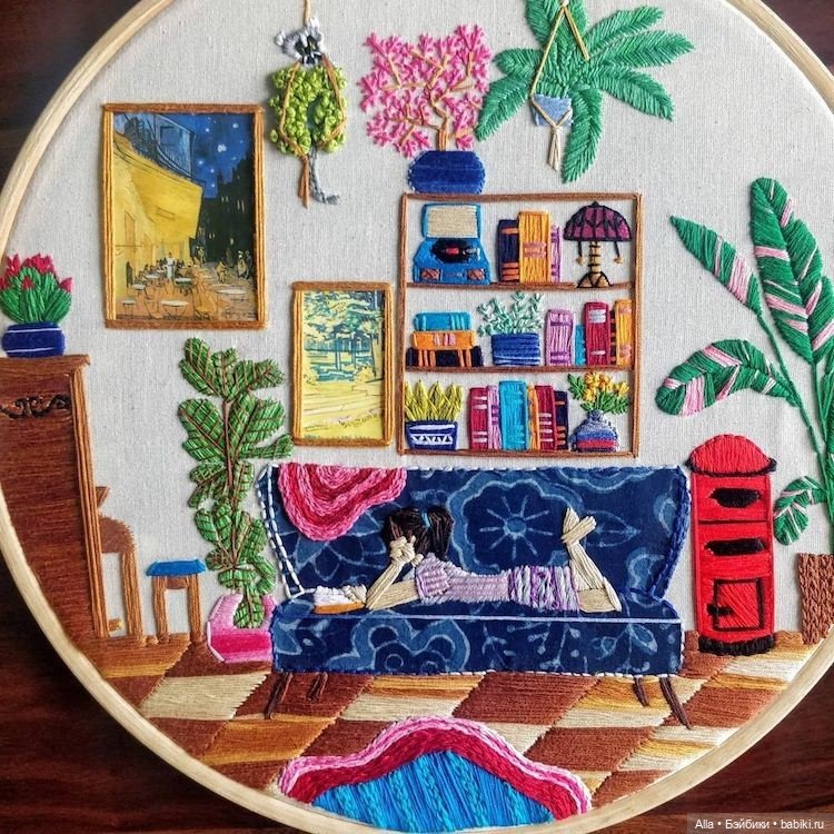 Вышивка от Anuradha Bhaumick (фото 8)