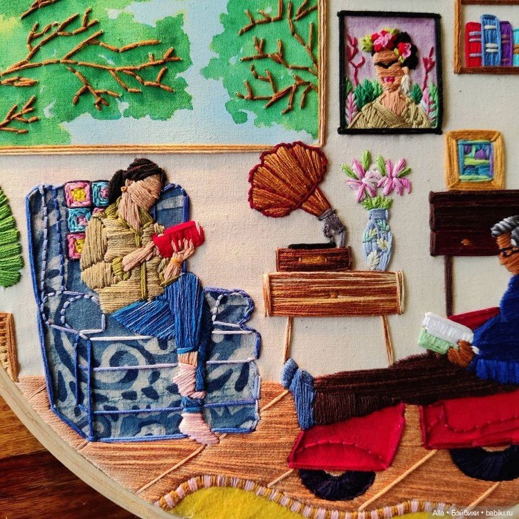 Вышивка от Anuradha Bhaumick