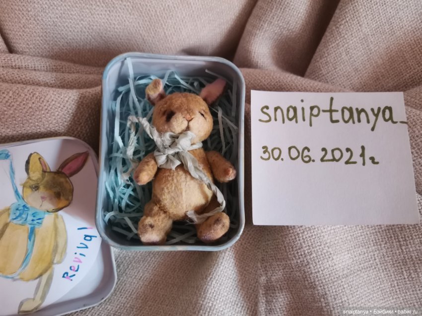 Зайчик в стиле тедди — Авторские мишки Тедди и друзья: фото (фото 5)