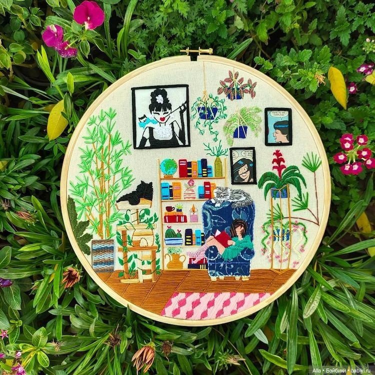 Вышивка от Anuradha Bhaumick (фото 4)