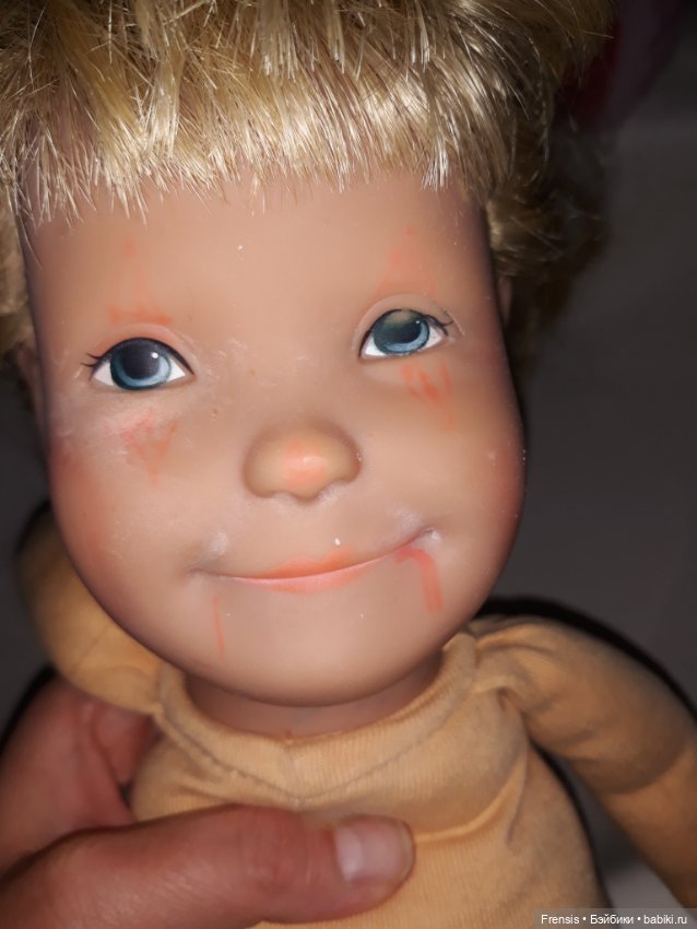 Käthe Kruse Lolle: как починить глазки