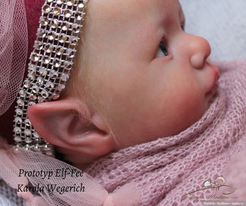 Elf-Fee скульптора Karola Wegerich, автор прототипа Bruna Madeira da Silva
