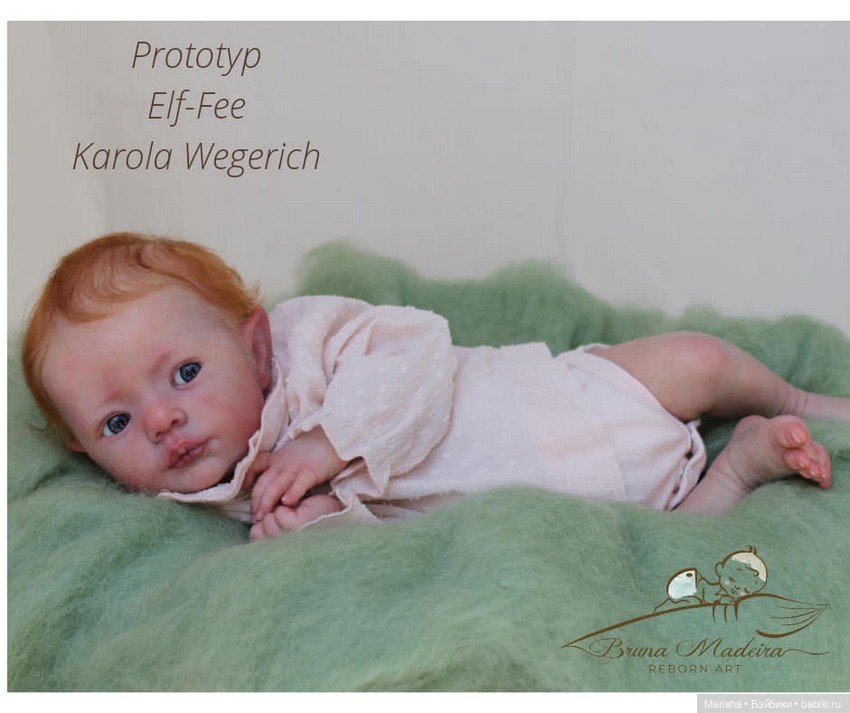Elf-Fee скульптора Karola Wegerich, автор прототипа Bruna Madeira da Silva