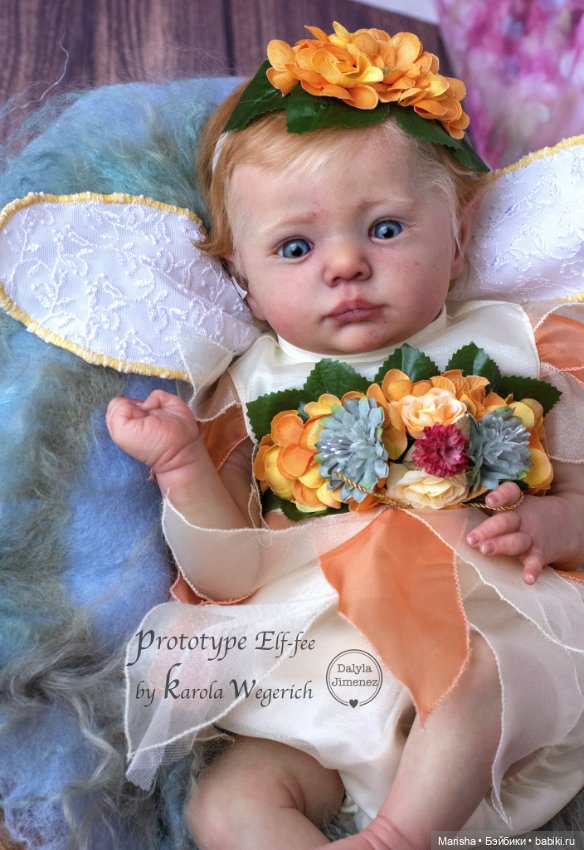 Elf-Fee скульптора Karola Wegerich, автор прототипа Dalyla Jimenez