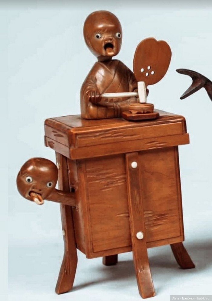 Kobe dolls - механические деревянные игрушки (фото 3)