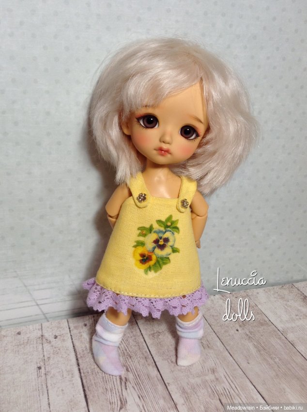 Анютины глазки — Одежда и обувь для кукол BJD (БЖД): 1/3 (фото 3)