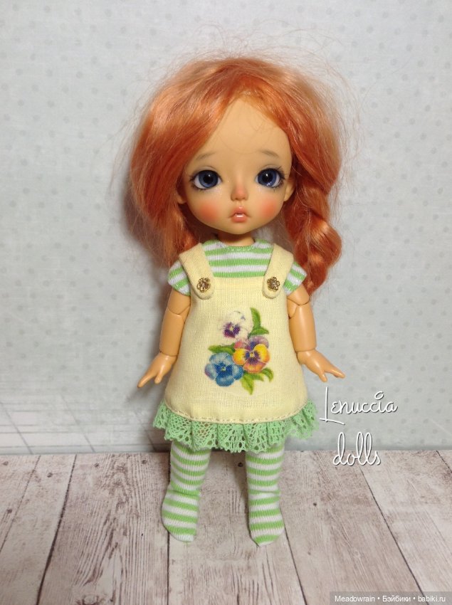 Анютины глазки — Одежда и обувь для кукол BJD (БЖД): 1/3 (фото 4)
