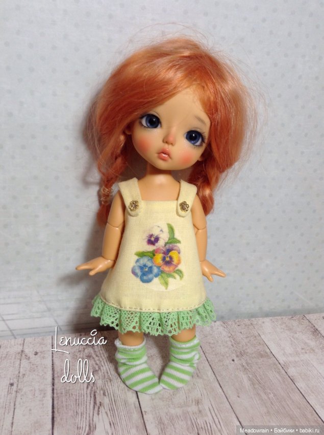 Анютины глазки — Одежда и обувь для кукол BJD (БЖД): 1/3 (фото 6)