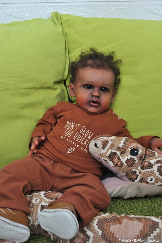 Мои любимые реборнята. Египетский мальчик Амир