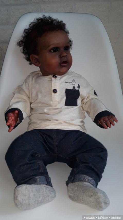 Мои любимые реборнята. Египетский мальчик Амир (фото 9)