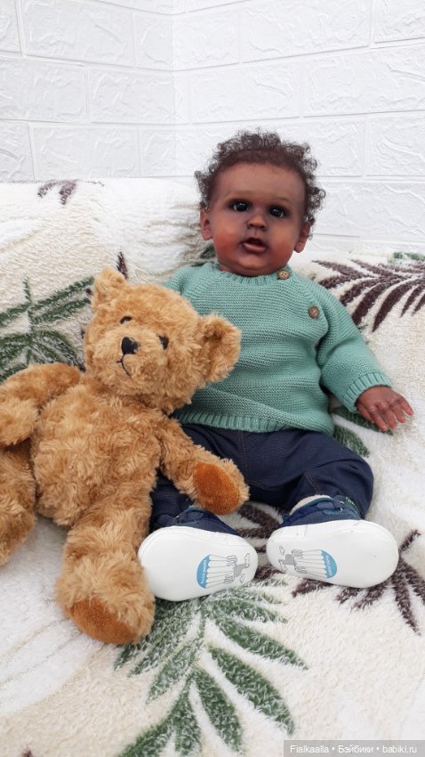 Мои любимые реборнята. Египетский мальчик Амир (фото 5)