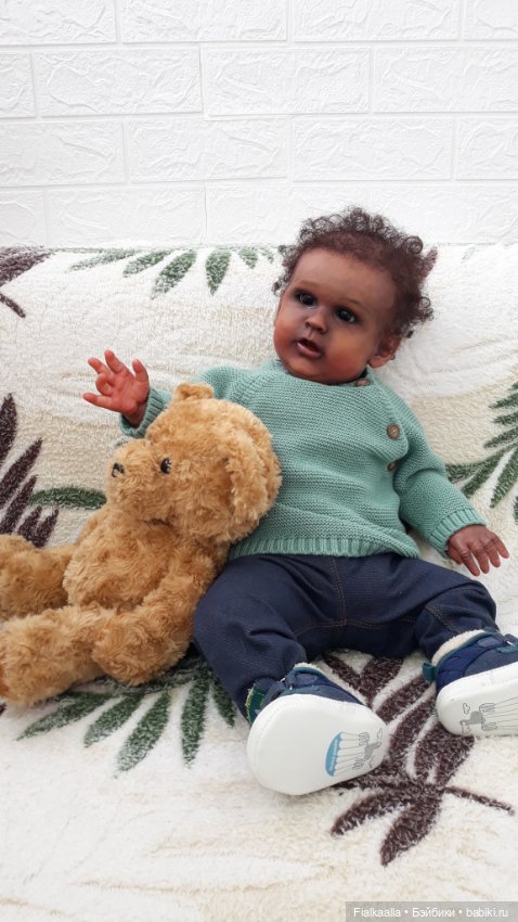 Мои любимые реборнята. Египетский мальчик Амир (фото 4)