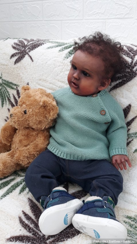 Мои любимые реборнята. Египетский мальчик Амир (фото 2)