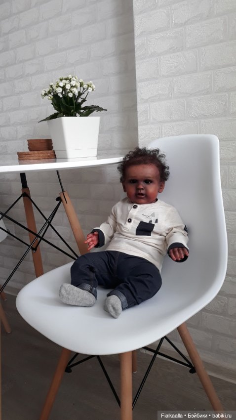 Мои любимые реборнята. Египетский мальчик Амир (фото 7)