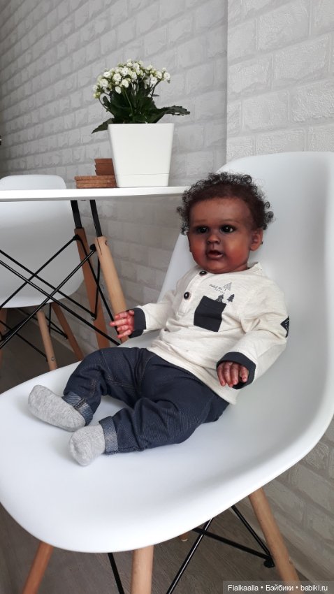 Мои любимые реборнята. Египетский мальчик Амир (фото 10)