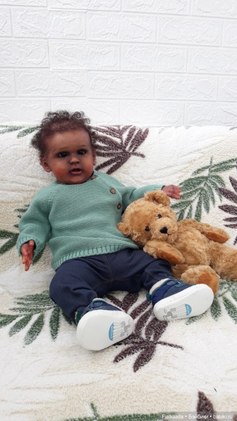 Мои любимые реборнята. Египетский мальчик Амир (фото 3)