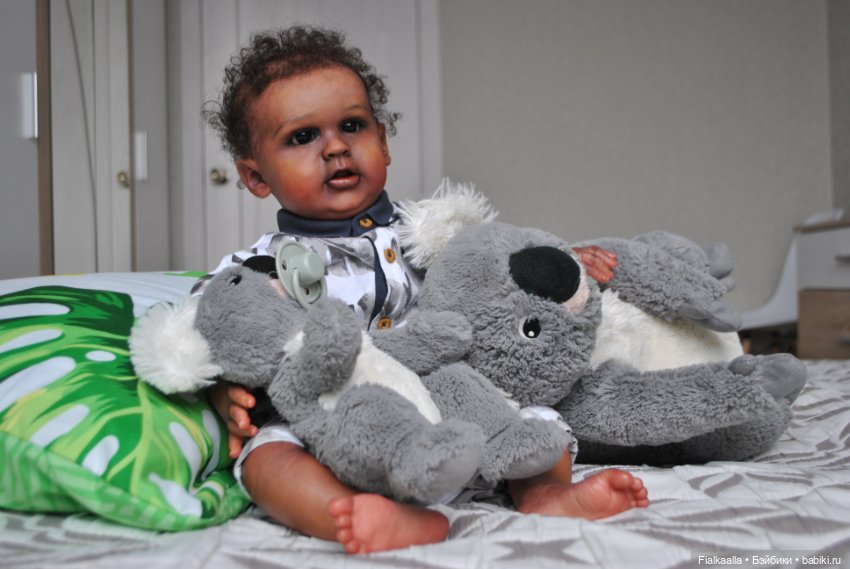 Мои любимые реборнята. Египетский мальчик Амир