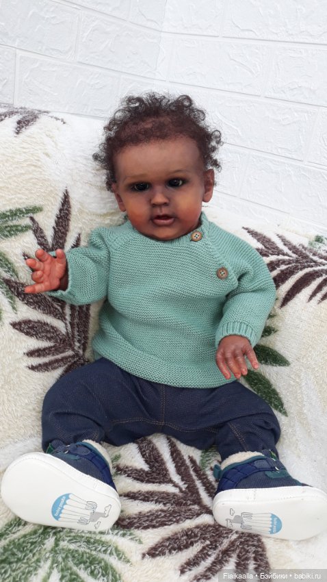 Мои любимые реборнята. Египетский мальчик Амир (фото 6)