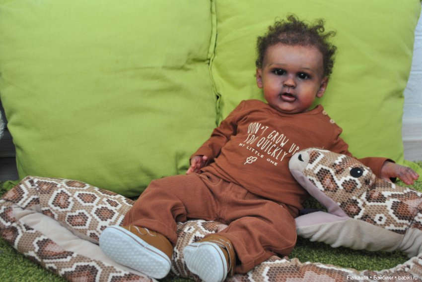 Мои любимые реборнята. Египетский мальчик Амир