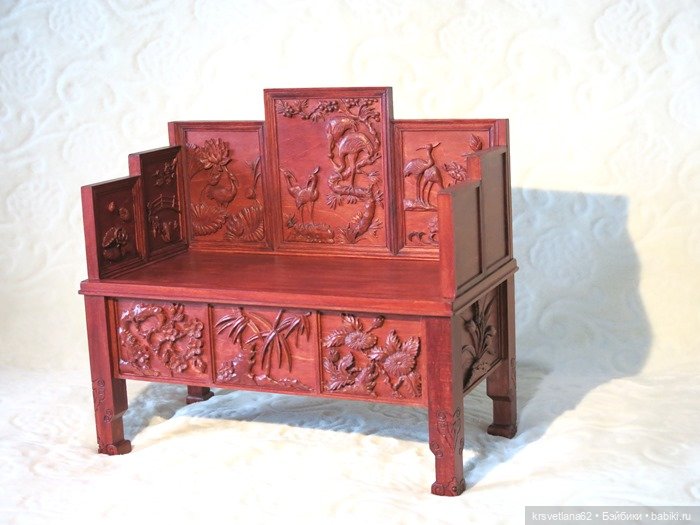 Китайская кровать — Мебель для кукол и домиков: фото (фото 6)