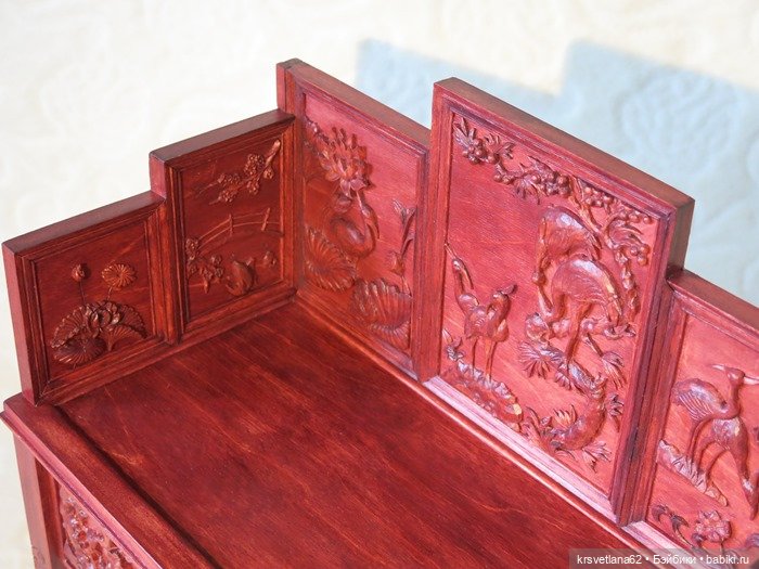 Китайская кровать — Мебель для кукол и домиков: фото (фото 5)