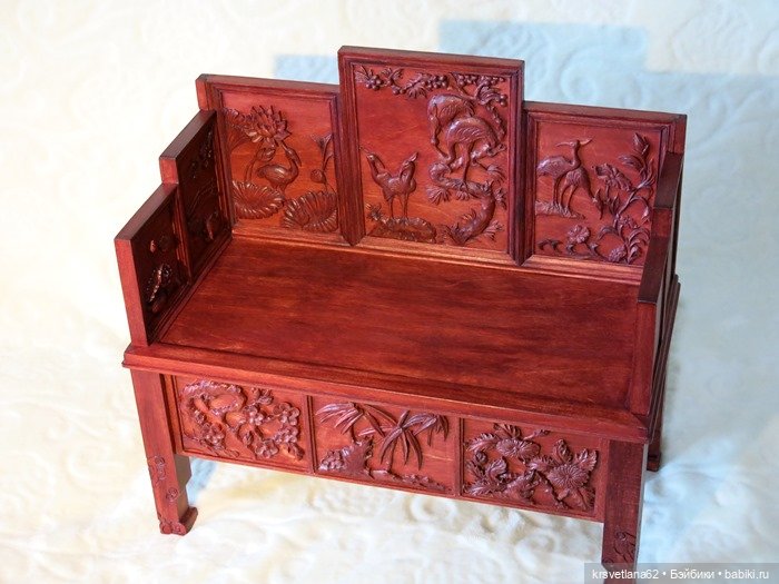 Китайская кровать — Мебель для кукол и домиков: фото (фото 7)