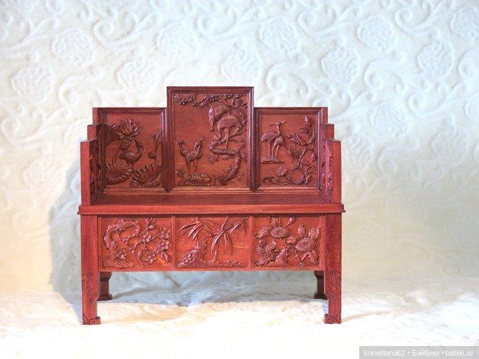 Китайская кровать — Мебель для кукол и домиков: фото (фото 10)