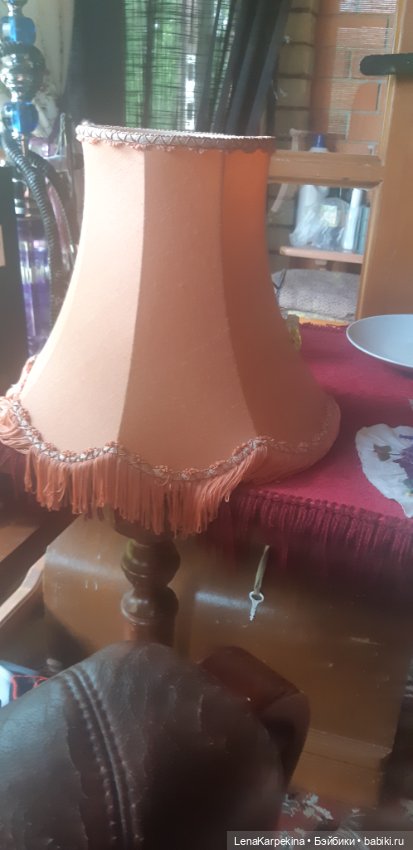 Павлиний абажур — Вышивка крестиком