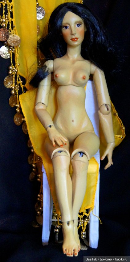 Девушка. Шарнирная кукла — Авторские шарнирные куклы своими руками: лепка (фото 5)