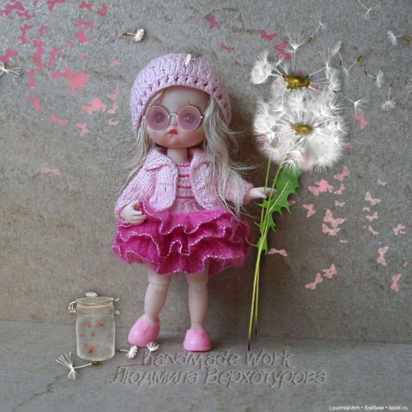 Розовые очки. 2 — Куклы Baboliy (Баболи (фото 4)