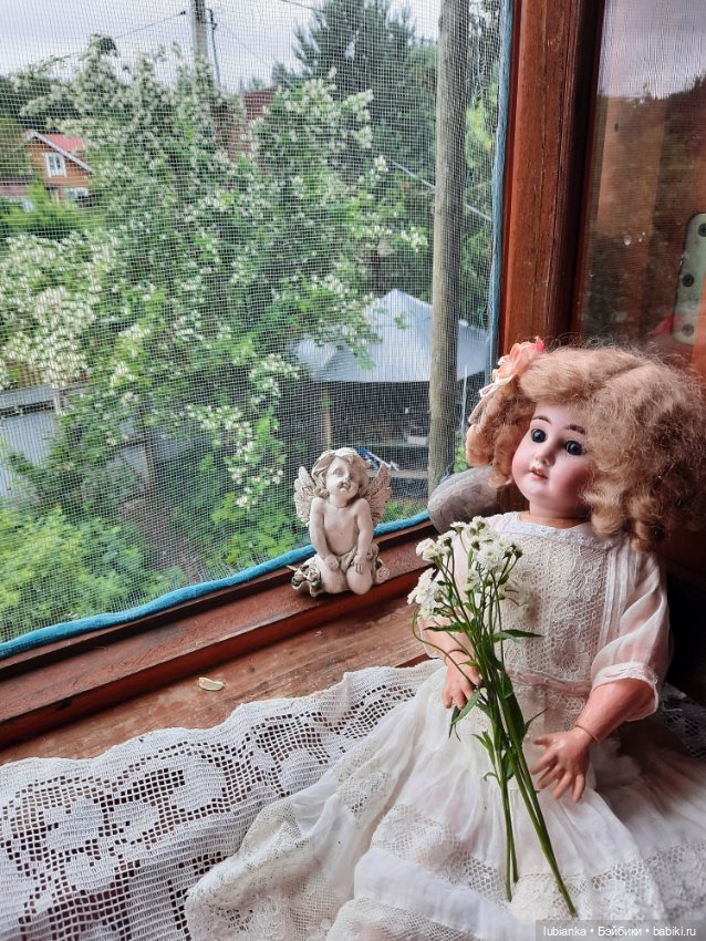 Цвет настроения... белый — Антикварные куклы Armand Marseille (AM): молд 390