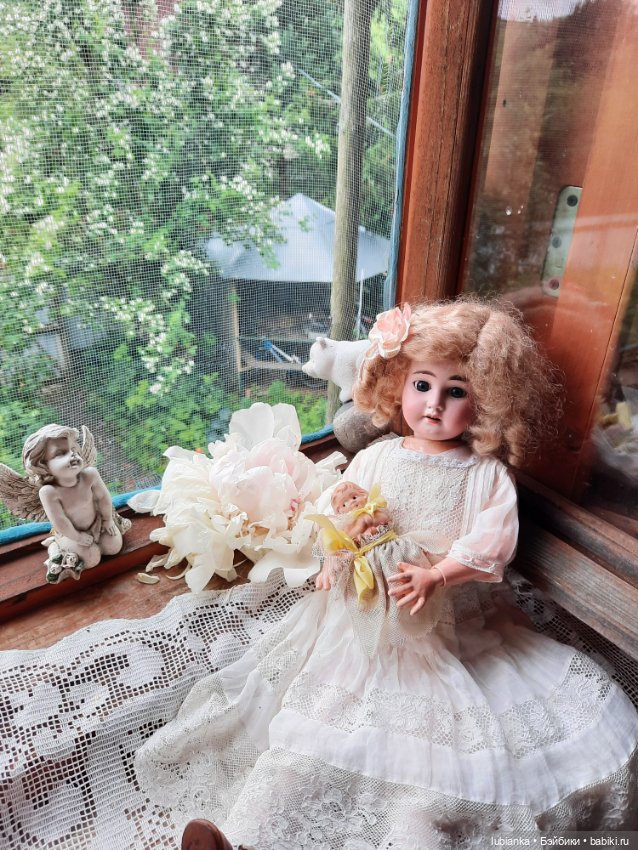 Цвет настроения... белый — Антикварные куклы Armand Marseille (AM): молд 390