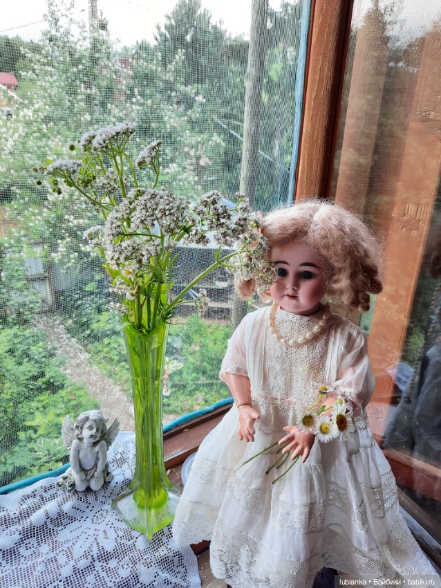 Цвет настроения... белый — Антикварные куклы Armand Marseille (AM): молд 390