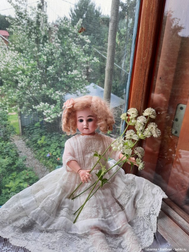 Цвет настроения... белый — Антикварные куклы Armand Marseille (AM): молд 390