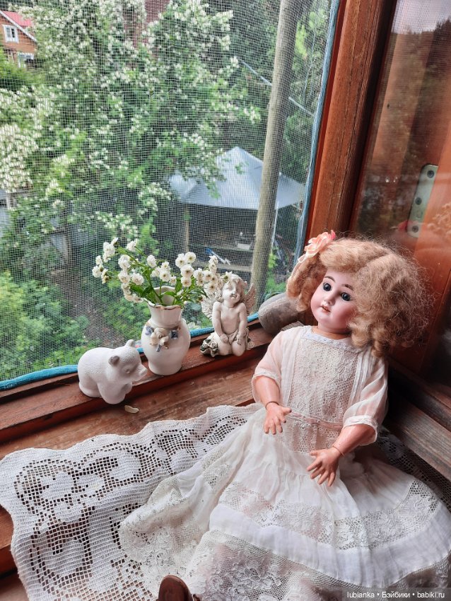 Цвет настроения... белый — Антикварные куклы Armand Marseille (AM): молд 390