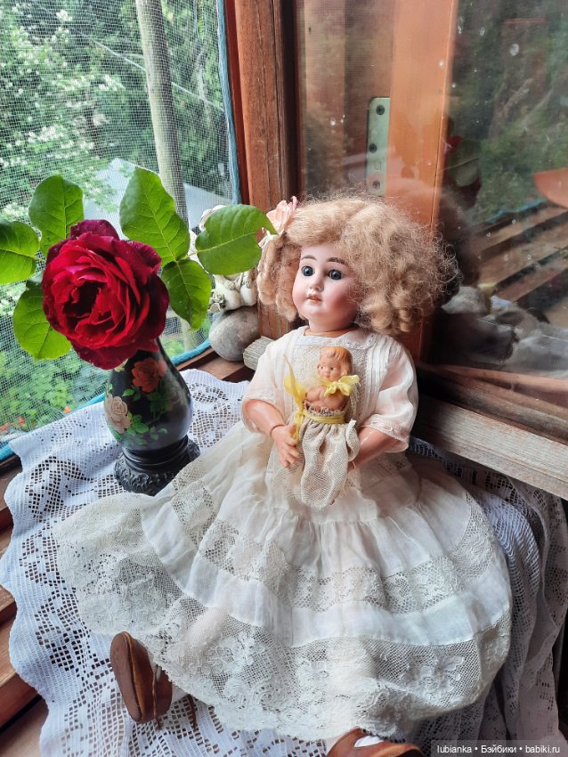 Цвет настроения... белый — Антикварные куклы Armand Marseille (AM): молд 390