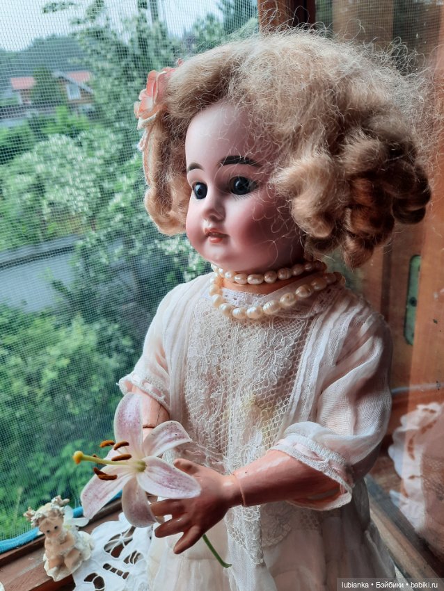 Цвет настроения... белый — Антикварные куклы Armand Marseille (AM): молд 390