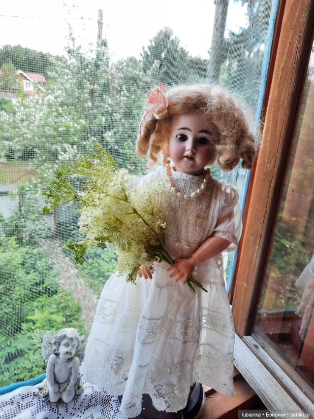 Цвет настроения... белый — Антикварные куклы Armand Marseille (AM): молд 390